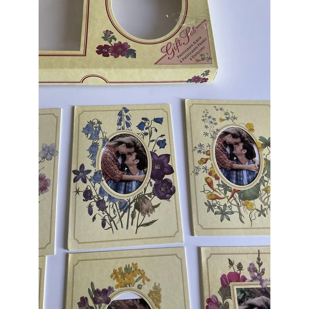 Floral Celebrations Photograph Album Frames Box Set 1997 Waverly New